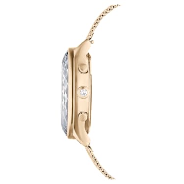 Nova Chrono 워치, 스위스 메이드, 메탈 브레이슬릿, 골드 톤, 샴페인 골드 톤 피니시 - Swarovski, 5677500