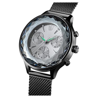 Orologio Nova Chrono, Fabbricato in Svizzera, Bracciale di metallo, Tono argentato, Acciaio inossidabile - Swarovski, 5677503
