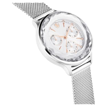 Orologio Nova Chrono, Fabbricato in Svizzera, Bracciale di metallo, Tono argentato, Acciaio inossidabile - Swarovski, 5677503