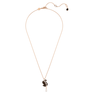 Swarovski Iconic Swan pendant, Swan, Blue, Rhodium plated by SWAROVSKI |  Necklace, Gold chain jewelry, Swan necklace