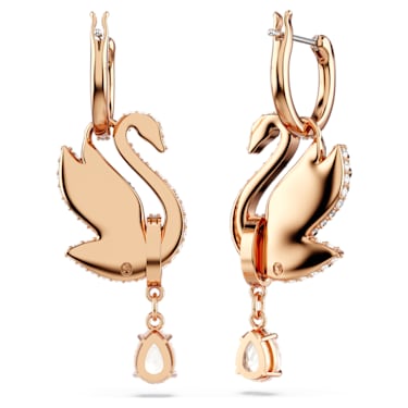 Gold Swan Earrings for Kids - Clementine