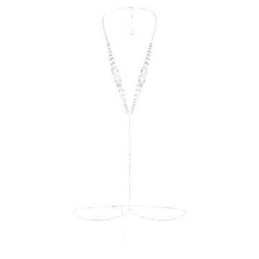 Swarovski x SKIMS body chain Mixed cuts Cupchain V shape
