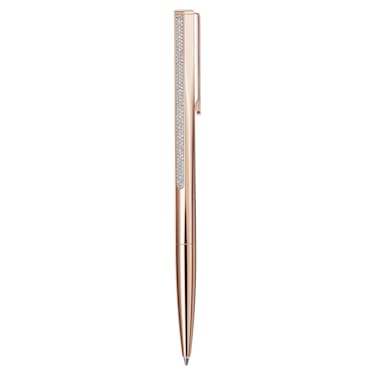 Crystal Shimmer ballpoint pen, Rose gold tone, Rose gold-tone finish - Swarovski, 5678182
