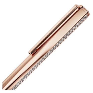 Crystal Shimmer ballpoint pen, Rose gold tone, Rose gold-tone finish - Swarovski, 5678182