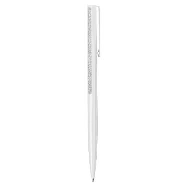 Crystal Shimmer 볼포인트 펜, 화이트 래커 처리, 크롬 플래팅 - Swarovski, 5678183