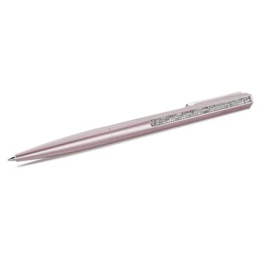 Crystal Shimmer ballpoint pen, Pink lacquered, Chrome plated - Swarovski, 5678188
