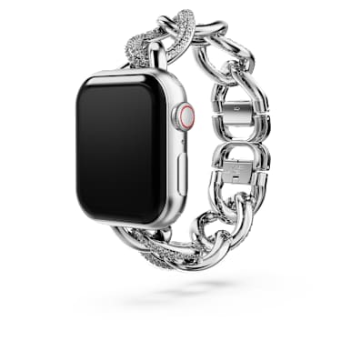 Chain strap, For Apple Watch® 40 mm & 41mm, Silver tone, Stainless