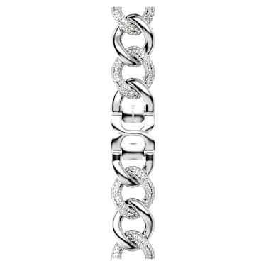 Sparkling Kettenband, Für die Apple Watch® 40 mm & 41 mm, Silberfarben, Edelstahl - Swarovski, 5678671