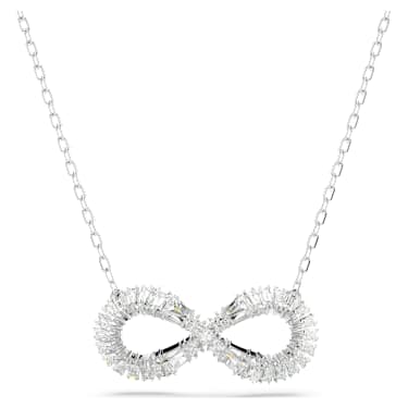Hyperbola 펜던트, 인피니티, 화이트, 로듐 플래팅 - Swarovski, 5679434