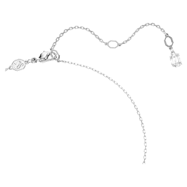 Hyperbola 链坠, Infinity, 白色, 镀铑 - Swarovski, 5679434