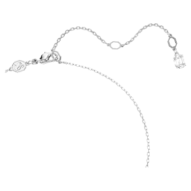 Hyperbola 펜던트, 인피니티, 화이트, 로듐 플래팅 - Swarovski, 5679434
