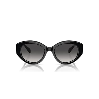 Sunglasses, Cat-eye shape, SK6005, Black - Swarovski, 5679527