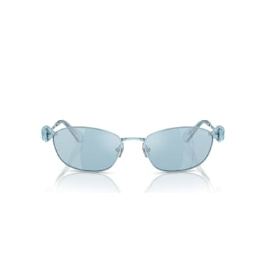 Sonnenbrille, Ovale Form, SK7010, Blau - Swarovski, 5679530