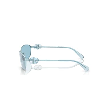 Sonnenbrille, Ovale Form, SK7010, Blau - Swarovski, 5679530