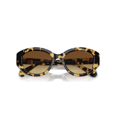 Sunglasses, Cat-eye shape, SK6008, Brown - Swarovski, 5679535