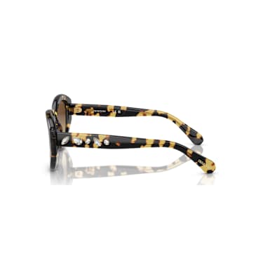 Sončna očala, Oblika mačjih oči, SK6008, Rjava - Swarovski, 5679535