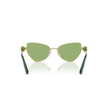 Gafas de sol, Forma de ojo de gato, SK7003, Verdes - Swarovski, 5679537