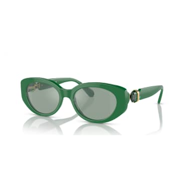 Sonnenbrille, Cat-eye-Form, SK6002, Grün - Swarovski, 5679539
