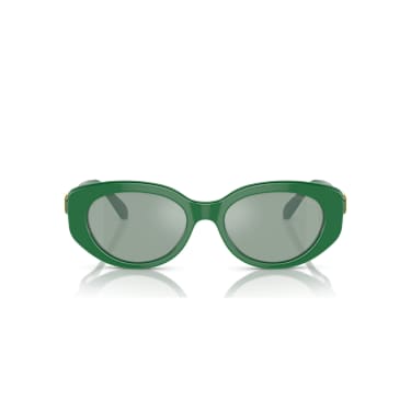 Sonnenbrille, Cat-eye-Form, SK6002, Grün - Swarovski, 5679539
