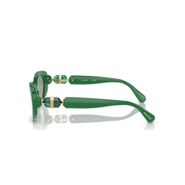 Sonnenbrille, Cat-eye-Form, SK6002, Grün - Swarovski, 5679539