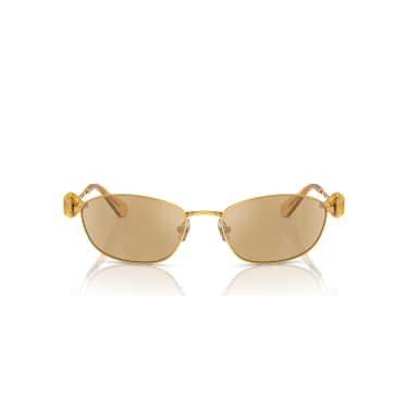 Sonnenbrille, Ovale Form, SK7010, Gelb - Swarovski, 5679540
