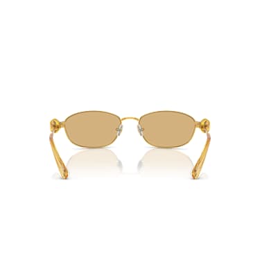 Sonnenbrille, Ovale Form, SK7010, Gelb - Swarovski, 5679540