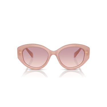 Sunglasses, Cat-eye shape, SK6005, Pink - Swarovski, 5679541