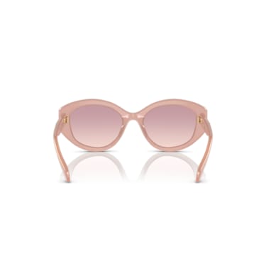 Sunglasses, Cat-eye shape, SK6005, Pink - Swarovski, 5679541