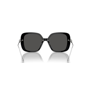 Sunglasses, Oversized, Square shape, SK6011, Black - Swarovski, 5679543