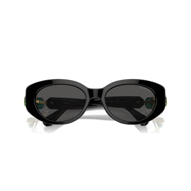 Sonnenbrille, Cat-eye-Form, SK6002, Schwarz - Swarovski, 5679544