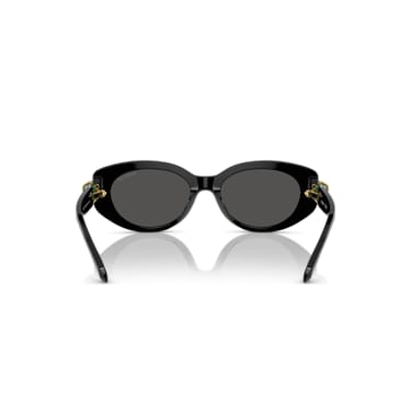 Sunglasses, Cat-eye shape, SK6002, Black - Swarovski, 5679544