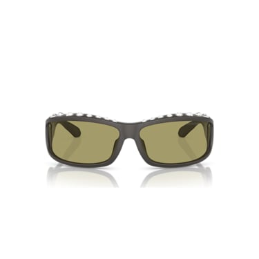 Sunglasses, Rectangular shape, SK6009, Gray - Swarovski, 5679546