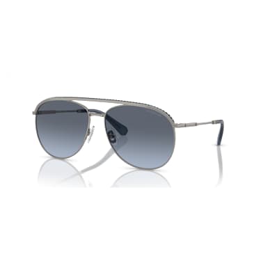 Lunettes de soleil, Style pilote, SK7005, Bleu - Swarovski, 5679547