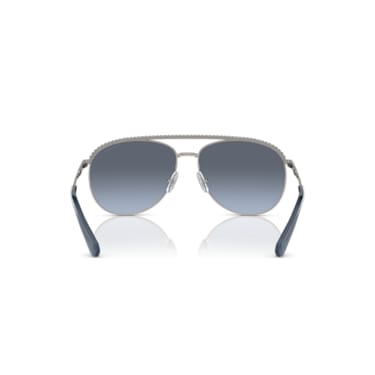 Sunglasses, Pilot shape, SK7005, Blue - Swarovski, 5679547