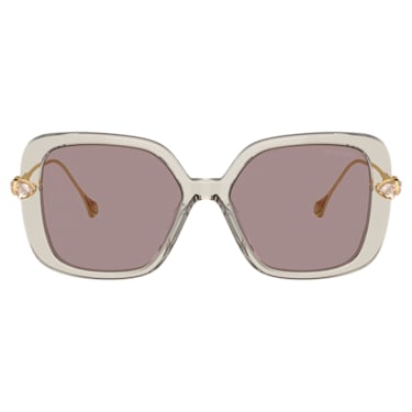 Sunglasses, Oversized, Square shape, SK6011, Purple - Swarovski, 5679548