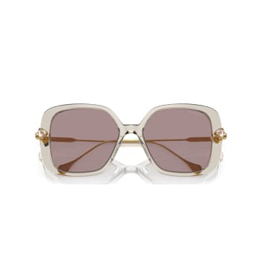 Sonnenbrille, Übergröße, Quadratische Form, SK6011, Violett - Swarovski, 5679548