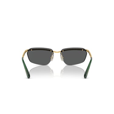 Sunglasses, Rectangular shape, SK7001, Black - Swarovski, 5679554