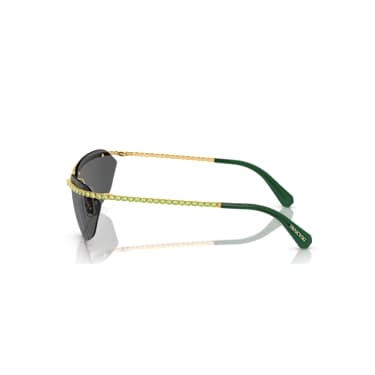 Lunettes de soleil, Forme rectangulaire, SK7001, Noires - Swarovski, 5679554