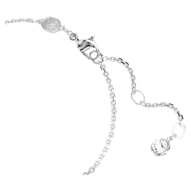 Zapestnica Hyperbola, Infinity, Bela, Prevleka iz rodija - Swarovski, 5679664