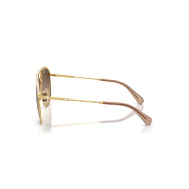 Sunglasses, Pilot shape, SK7005, Brown - Swarovski, 5679666