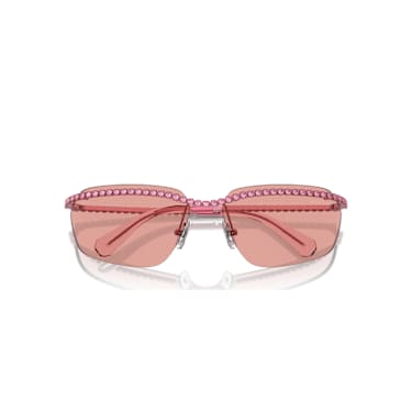 Sončna očala, Pravokotna oblika, SK7001, Roza - Swarovski, 5679902