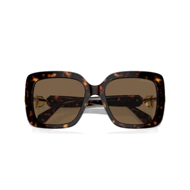 Sonnenbrille, Übergröße, Quadratische Form, SK6001, Braun - Swarovski, 5679904