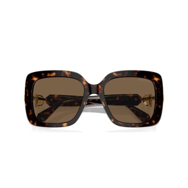 Sunglasses, Oversized, Square shape, SK6001, Brown - Swarovski, 5679904
