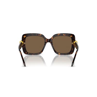 Óculos de sol, Tamanho grande, Modelo quadrado, SK6001, Castanho - Swarovski, 5679904