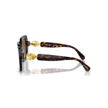 Sonnenbrille, Übergröße, Quadratische Form, SK6001, Braun - Swarovski, 5679904