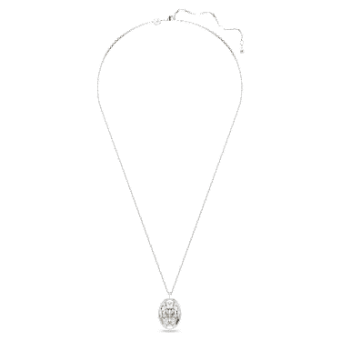 Pendentif Idyllia, Fleur, Jaune, Métal rhodié - Swarovski, 5679917