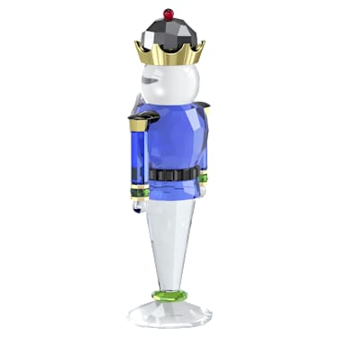 Holiday Cheers Nutcracker, Blue, Large - Swarovski, 5680228