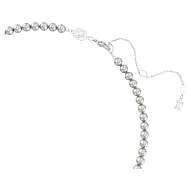 Pendente Idyllia, Taglio misto, Crystal Pearl, Conchiglia, Rosa, Placcato rodio - Swarovski, 5680297