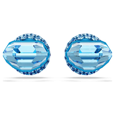 Swarovski blue stone earrings new arrivals