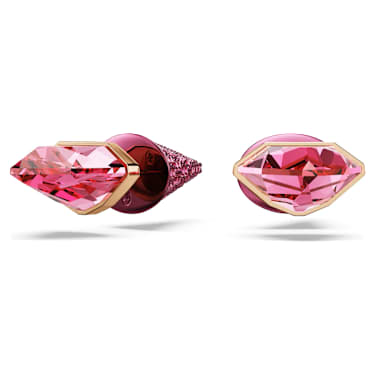 Clous d'oreilles Lucent, Pavé, Pique, Roses, Finition mix de métal - Swarovski, 5680712